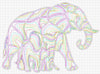 Elefant mit Kind Multilayer