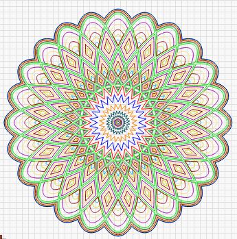 Flor 1 Mandala Multilayer