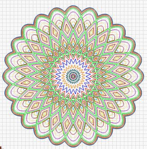 Flor 1 Mandala Multilayer