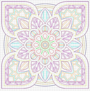 Flower Mandala Multilayer