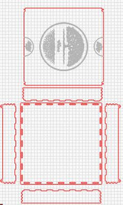 Baum Geschenkbox 3 mm