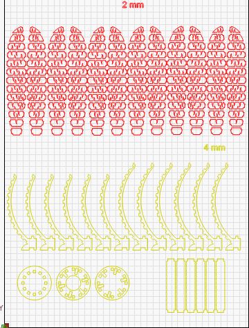 Lampe 4 mm 2 mm Lasercut