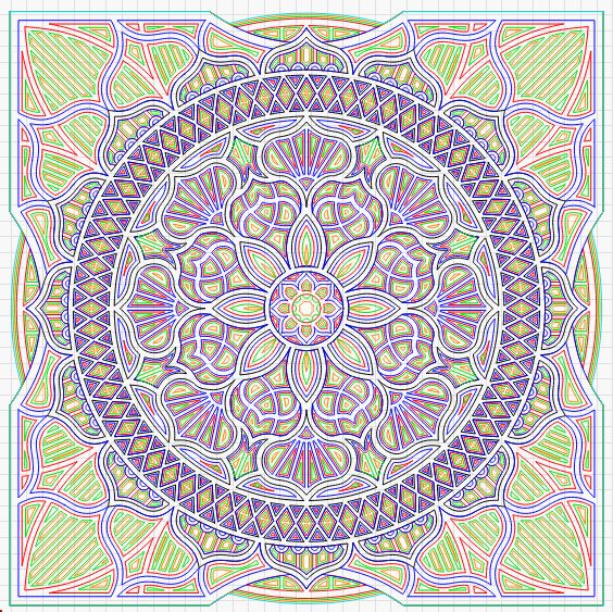 Mandala Flor Multilayer