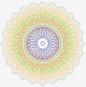 Mandala Blume Multilayer