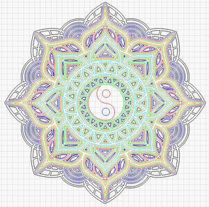 Mandala Nin Yang Multilayer