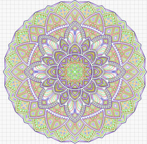 Mandala Rund Multilayer