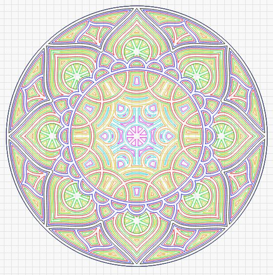 Mandala Snow Multilayer