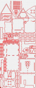 Mittelalterliches Haus 4 mm