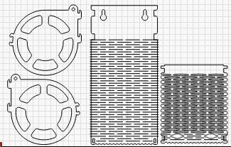 Toilettenpapier Rollenhalter 3 mm