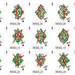 Stickdatei Alphabet   Bereiche   für 100 mm x 100 mm Rahmen.