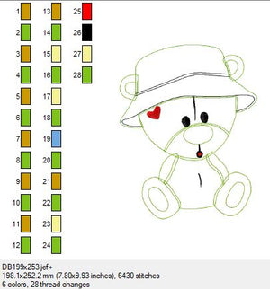 Doodle Datei Bär in 2 Größen