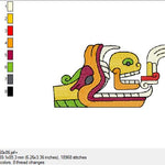 Ein wunderschönes Azteken Bild in 3 Größen