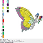 Hier eine sehr schöner Schmetterling in Skelettform