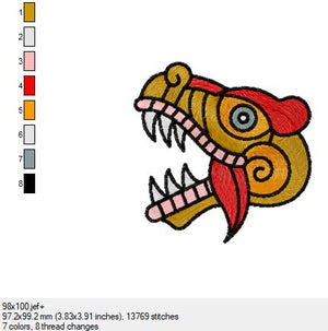 Ein wunderschönes Azteken Bild in 3 Größen