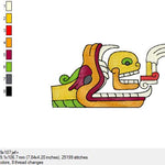 Ein wunderschönes Azteken Bild in 3 Größen