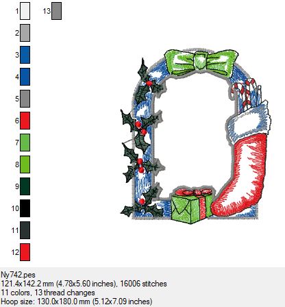 Ein Bilderrahmen in 2 Größen Weihnachten