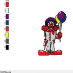 Clown mit Luftballone