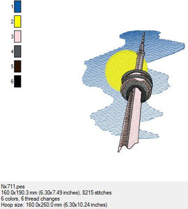 Berliner Turm in 2 Größen